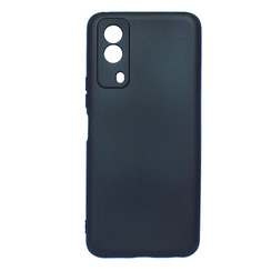 Silicone Case for Vivo Y53S 5G black Black Matte