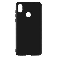 Силиконовый чехол для Xiaomi Mi A2 черный Black Matte