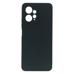 Silicone Case for Xiaomi Redmi Note 12 black Black Matte
