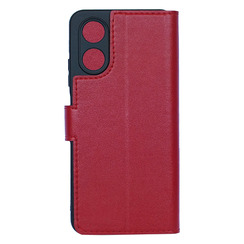 Book Case for Oppo A17/A17K red Bring Joy. Фото 2