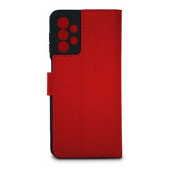 Чехол книга для Samsung A23 (2022) A235 красный Bring Joy. Фото 2