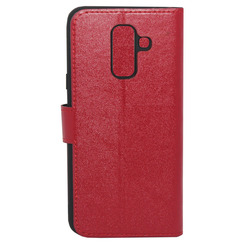 Book Case for Samsung A6 Plus (2018) A605 red Bring Joy. Фото 2