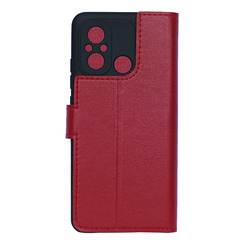 Book Case for Xiaomi Redmi 12C red Bring Joy. Фото 2