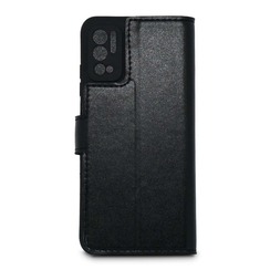 Чехол книга для Xiaomi Redmi Note 10 5G черный Bring Joy. Фото 2