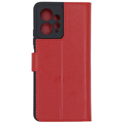Чехол книга для Xiaomi Redmi Note 12 красный Bring Joy. Фото 2