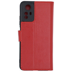 Чехол книга для Xiaomi Redmi Note 12S красный Bring Joy. Фото 2