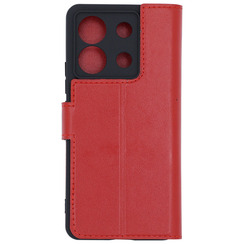 Book Case for Xiaomi Redmi Note 13 Pro 5G red Bring Joy. Фото 2