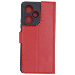 Book Case for Xiaomi Redmi Note 13 Pro+ 5G red Bring Joy. Фото 2