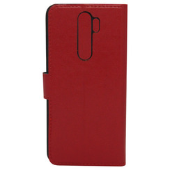Чехол книга для Xiaomi Redmi Note 8 Pro красный Bring Joy. Фото 2