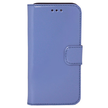 Book Case for iPhone X/XS light blue lacquer Bring Joy