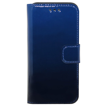 Book Case for iPhone X/XS blue ombre lacquer Bring Joy