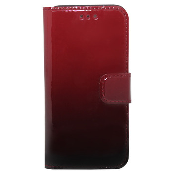 Book Case for iPhone X/XS red ombre lacquer Bring Joy