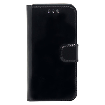Book Case for iPhone X/XS black lacquer Bring Joy