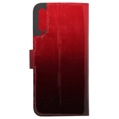 Чехол книга для Xiaomi Mi 9 SE красный омбре лак Bring Joy. Фото 2