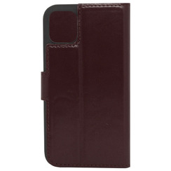 Book Case for iPhone 11 Pro bordo leather MAVIS. Фото 2