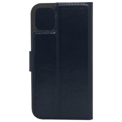 Book Case for iPhone 11 Pro blue leather MAVIS. Фото 2