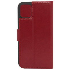 Book Case for iPhone 11 Pro red leather MAVIS. Фото 2
