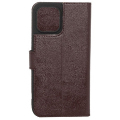 Book Case for iPhone 12 mini bordo leather MAVIS. Фото 2