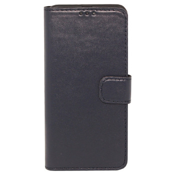 Book Case for iPhone 12 mini blue leather MAVIS