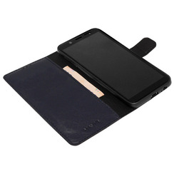 Book Case for iPhone 12 mini blue leather MAVIS. Фото 3