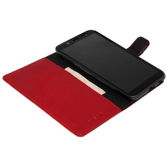 Book Case for iPhone 12 mini red leather MAVIS. Фото 3