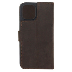 Book Case for iPhone 12 Pro Max dark brown leather MAVIS. Фото 2