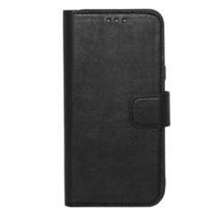 Book Case for Samsung A01 (2020) A015 black leather MAVIS