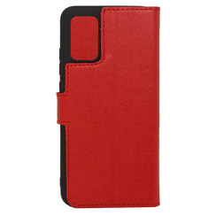 Book Case for Samsung A02S (A025) red leather MAVIS. Фото 2