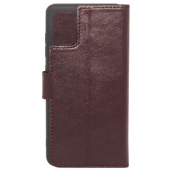 Book Case for Samsung A41 (2020) A415 bordo leather MAVIS. Фото 2