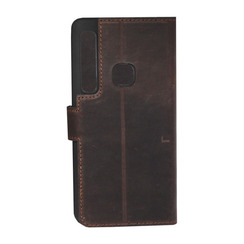 Book Case for Samsung A9 (2018) A920 dark brown leather MAVIS. Фото 2