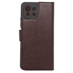 Book Case for Xiaomi Mi 11 Lite bordo leather MAVIS. Фото 2