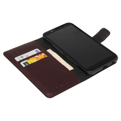 Book Case for Xiaomi Redmi 4X bordo leather MAVIS. Фото 3