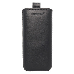 Pocket Case for Nokia 230 black leather MAVIS