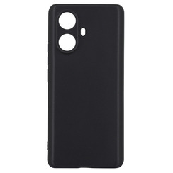 Силиконовый чехол для Realme 10 Pro+ 5G черный Black Matte
