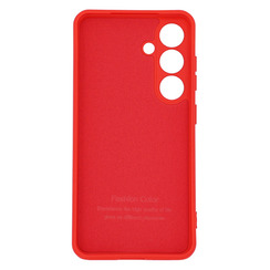 Silicone Case for Samsung S24 red Fashion Color. Фото 2