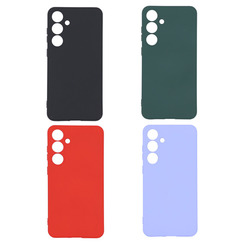 Silicone Case for Samsung S24 Plus green Fashion Color. Фото 3