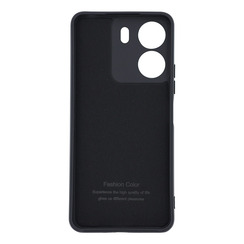 Silicone Case for Xiaomi Redmi 13C black Fashion Color. Фото 2