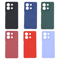 Silicone Case for Xiaomi Redmi Note 13 5G bordo Fashion Color. Фото 3