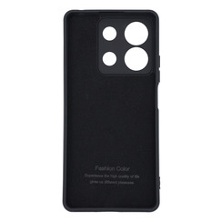 Silicone Case for Xiaomi Redmi Note 13 5G black Fashion Color. Фото 2