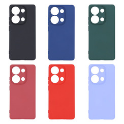 Силиконовый чехол для Xiaomi Redmi Note 13 Pro синий Fashion Color. Фото 3