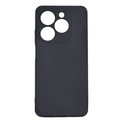 Silicone Case for Infinix Smart 8 black Black Matte