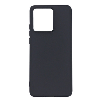 Silicone Case for Motorola Edge 40 Neo black Black Matte