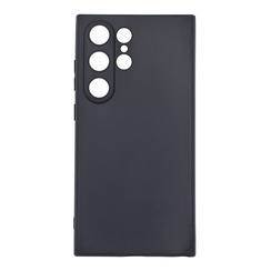 Silicone Case for Samsung S24 Ultra black Black Matte