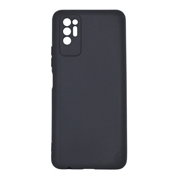 Силіконовий чохол для Tecno Pova 2 чорний Black Matte