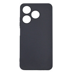 Silicone Case for Tecno Spark 10 black Black Matte