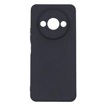 Silicone Case for Xiaomi Redmi A3 black Black Matte