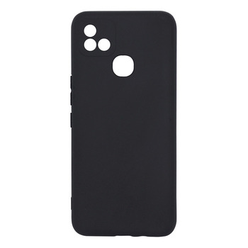 Silicone Case for Infinix Hot 10i black Black Matte