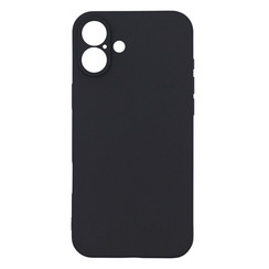 Silicone Case for iPhone 16 Plus black Black Matte