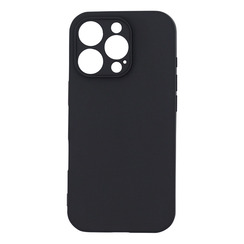 Silicone Case for iPhone 16 Pro black Black Matte