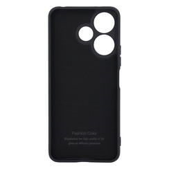 Silicone Case for Xiaomi Redmi 13 black Fashion Color. Фото 2